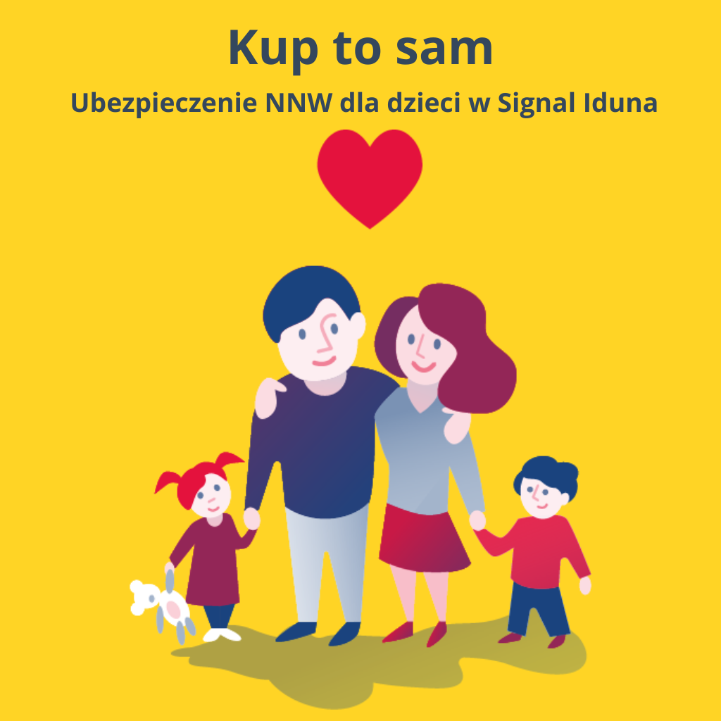 Kliknij by kupić ubezpieczenie NNW dla dziecka w Signal Iduna