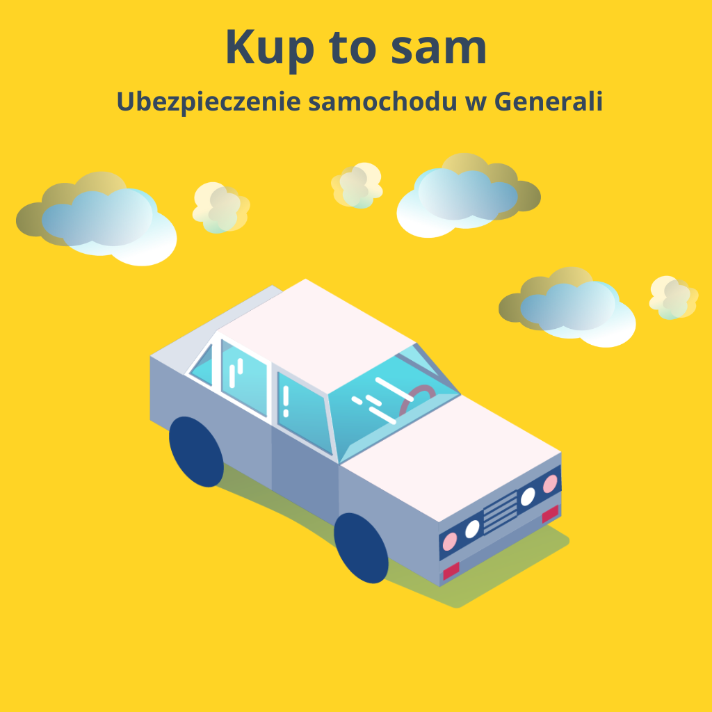 Kliknij by kupić ubezpieczenie samochodu w Generali